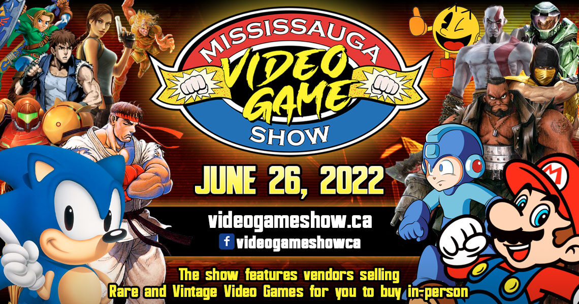 Mississauga Video Game Show 2022 will be June 26th