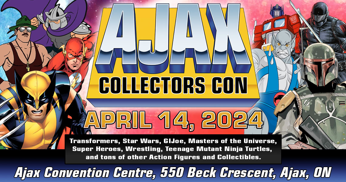 Ajax Collectors Con 2024 will be Sunday April 14