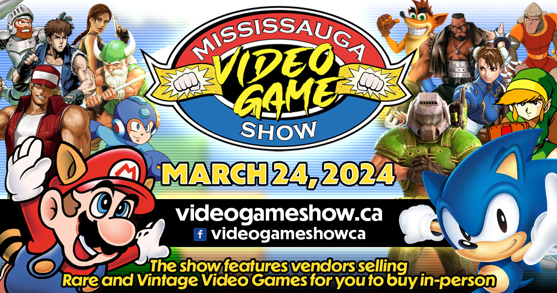 Mississauga Video Game Show 2024 will be March 24