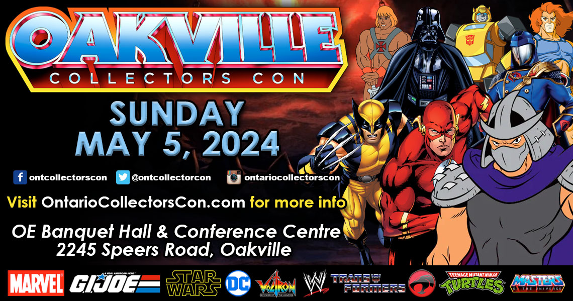 Oakville Collectors Con 2024 will be Sunday May 5