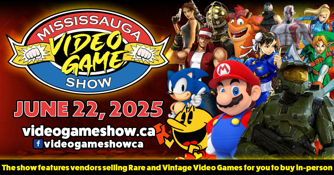 Mississauga Video Game Show 2025 will be June 22